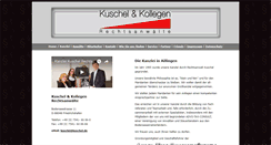 Desktop Screenshot of kuschel.de